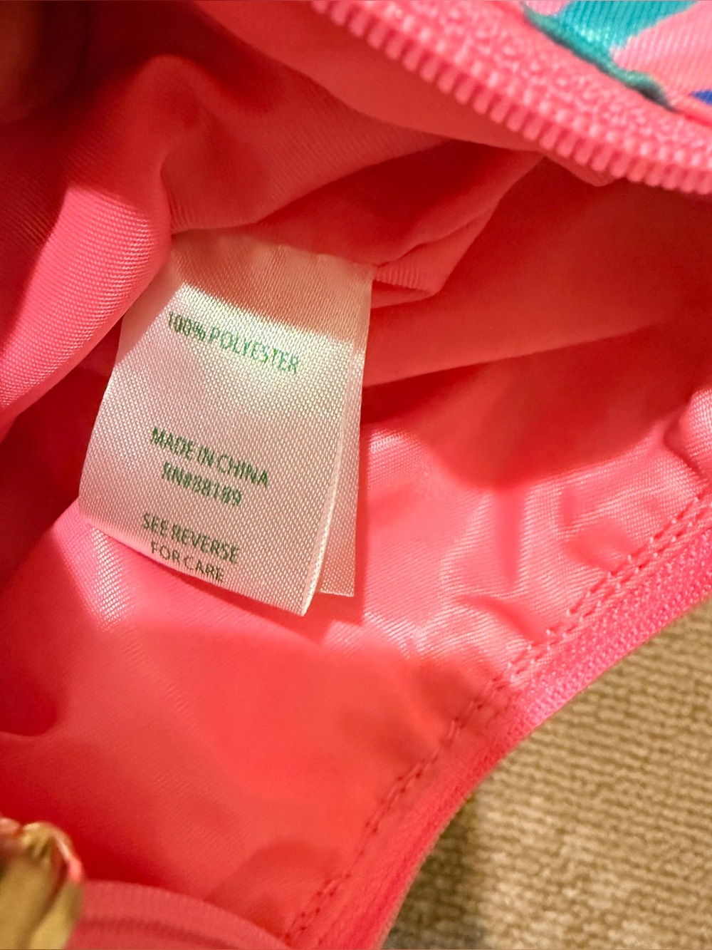 Lilly Pulitzer Zip It ID Crossbody in Cocoa Breeze - Picture 9 of 12